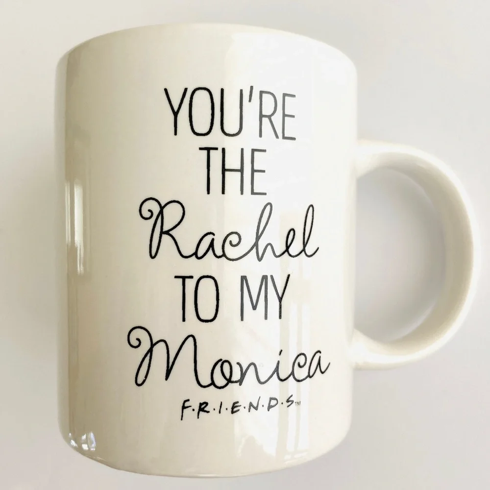 FRIENDS Rachel & Monica Mug TV Show Coffee Best Friend Roommate Galentines Gift